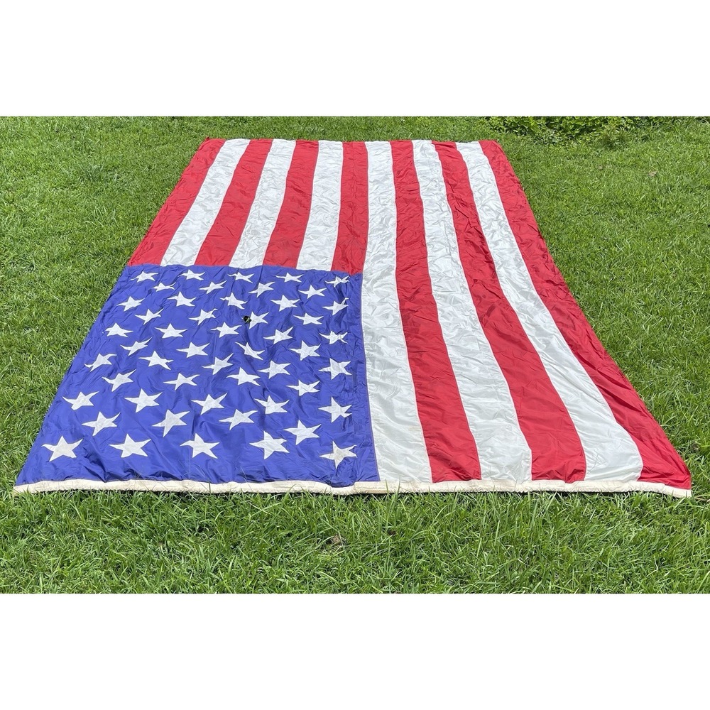 Vintage US Military 9x17 Foot BIG Installation Flag 8345-656-1438 Vietnam Era